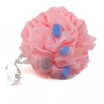 Sponge – Premium Round Loofah Body Wash Puff and Shower Scrubber (Pack of 1)