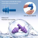 Soft Ear Plug For Sleeping,Noise Cancelling Back ground & meditation (5 pairs)