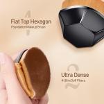 Foundation Makeup Brush Flat Top Hexagon Face Liquid Powder Foundation 1 Pcs