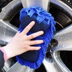Multipurpose Microfibre Wash and Dry Cleaning Sponge For Washing Car Cleaning Tool(Pack of 1).