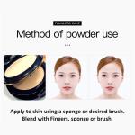 Foundation Pressed Compact Powder for Buildable Full Coverage & Matte Finish (Pack of 1)