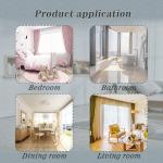 2 Pair Magnetic Curtain Tiebacks Convenient Drape Tie Backs-Pearl Decorative Rope Holdback Holder(2 pair-4 pcs)
