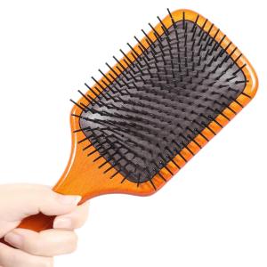 Hair Brush Wooden Paddle (Pack of 1)