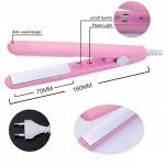 Hair Straightener Mini Professional Hair Pressing Machine With Temperature Control, Flat Iron Plate With Plastic Storage Box, Pack of 1, Random color
