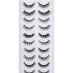 3D Eyelashes Fibber Synthetic, Natural & soft 100% Handmade 3D Eyelashes (pack of 5)