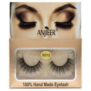 Handmade 3D Eyelashes NATURAL PAIR OF Eyelashes (Pack 10 Pairs of 1 Box)