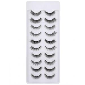 3D Eyelashes Fibber Synthetic, Natural & soft 100% Handmade 3D Eyelashes (pack of 5)