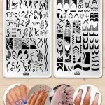Plastic Stamping Nail Art Kit (Pack of 1)