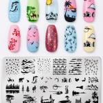 Plastic Stamping Nail Art Kit (Pack of 1)