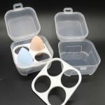 Sponge 4 Pcs in A Storage Box ,Makeup Cosmetic Puff Makeup Sponge (Multicolour)