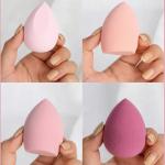 Sponge 4 Pcs in A Storage Box ,Makeup Cosmetic Puff Makeup Sponge (Multicolour)
