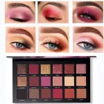 18 color and  18 eyeshadow, black brush, 1pcs Blunder puff and 1 Kajal ( Set of 5).