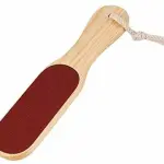 Foot Scrubber, Wooden Handle Foot Scrubber  Pedicure Tool 1 Pcs