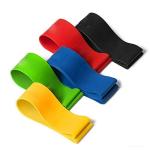 Loop Bands for Fitness, Yoga, Pilates, Legs, Waist, Shoulders, HIPS and Strength Training - Set of 5