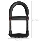 Adjustable Hand Grip T iner Forearm Hand Wrist Exerciser(Pack of 1).Black.