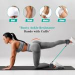 Ankle Resistance Bands, Ankle Bands for Working Out with Cuffs, Resistance Bands for Leg