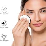 Makeup Remover Sponge Reusable Rounds Soft Facial Cleaning Puffs(Multicolor) 3 Piece