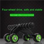 4 Wheel AB Roller Wheel Toner Exercise Equipment for Abdominal Core Workouts(Pack of 1).