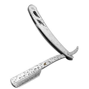 Stainless Steel Straight Edge Barber Razor Folding Shaving Shaver Without Blade for Men