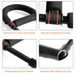 Adjustable Hand Grip T iner Forearm Hand Wrist Exerciser(Pack of 1).Black.