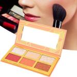 6 COLOR HIGHLIGHT,BLUSH AND CONTOUR PALETTE 24.g