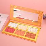 6 COLOR HIGHLIGHT,BLUSH AND CONTOUR PALETTE 24.g