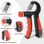 Hand Gripper Forearm Exercise Equipment - Hand Gripper 5 to 60 kg with Counter | Adjustable Hand gripper.
