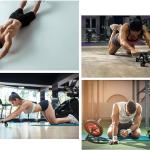 4 Wheel AB Roller Wheel Toner Exercise Equipment for Abdominal Core Workouts(Pack of 1).
