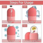 Silicone Ice Roller for Face | Ice roller for face massager | face ice roller for Glowing Skin(Pack of 1).