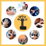 Workout Hand Finger Trainer Gripster Exerciser Grip Strength Hand Grip/Fitness Grip  (Black) 1 Piece