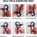 Hand Gripper Forearm Exercise Equipment - Hand Gripper 5 to 60 kg with Counter | Adjustable Hand gripper.
