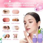 Silicone Ice Roller for Face | Ice roller for face massager | face ice roller for Glowing Skin(Pack of 1).