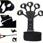 Workout Hand Finger Trainer Gripster Exerciser Grip Strength Hand Grip/Fitness Grip  (Black) 1 Piece