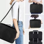 Professional 16 in 1 layer Makeup Case Organizer Bag for Women Travel Cosmetic Kit Storage