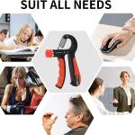 Hand Gripper Forearm Exercise Equipment - Hand Gripper 5 to 60 kg with Counter | Adjustable Hand gripper.