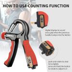 Hand Gripper Forearm Exercise Equipment - Hand Gripper 5 to 60 kg with Counter | Adjustable Hand gripper.