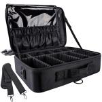 Professional 16 in 1 layer Makeup Case Organizer Bag for Women Travel Cosmetic Kit Storage