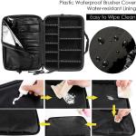Professional 16 in 1 layer Makeup Case Organizer Bag for Women Travel Cosmetic Kit Storage