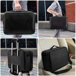 Professional 16 in 1 layer Makeup Case Organizer Bag for Women Travel Cosmetic Kit Storage