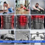 4 Wheel AB Roller Wheel Toner Exercise Equipment for Abdominal Core Workouts(Pack of 1).