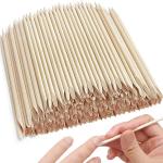 100Pcs Nails Orange Wood Stick For Cuticle Pusher Remover