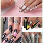 PREMIUM 5pcs Nail Art Liner Brushes, Nails Gel Polish Painting Nail Art Design Brush Pen Set(Multicolour).