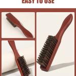 Brush with Natural Wooden Handle 1 Pcs