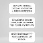 charcoal black peel of mask 1 Pcs
