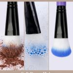 12pcs Professional Make Up Brush for Foundation Blush, Portable Storage Box, Best Gift Kit (Blue)