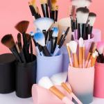 12pcs Professional Make Up Brush for Foundation Blush, Portable Storage Box, Best Gift Kit (Blue)