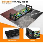 Push Up Board for Chest, Shoulder, Back and Triceps Muscles, home and Gym Use, Color Black(pack of 1).