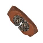 Women's Elastic Belt Adjustable Ladies Dress Waist Belt Free Size Skirt Belts Waistband Belt Girl Black 1 Pcs