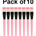 Mask Brush Cosmetic Makeup Applicator Brush Cleaning Tool (10 Pcs).