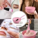 Mask Brush Cosmetic Makeup Applicator Brush Cleaning Tool (10 Pcs).